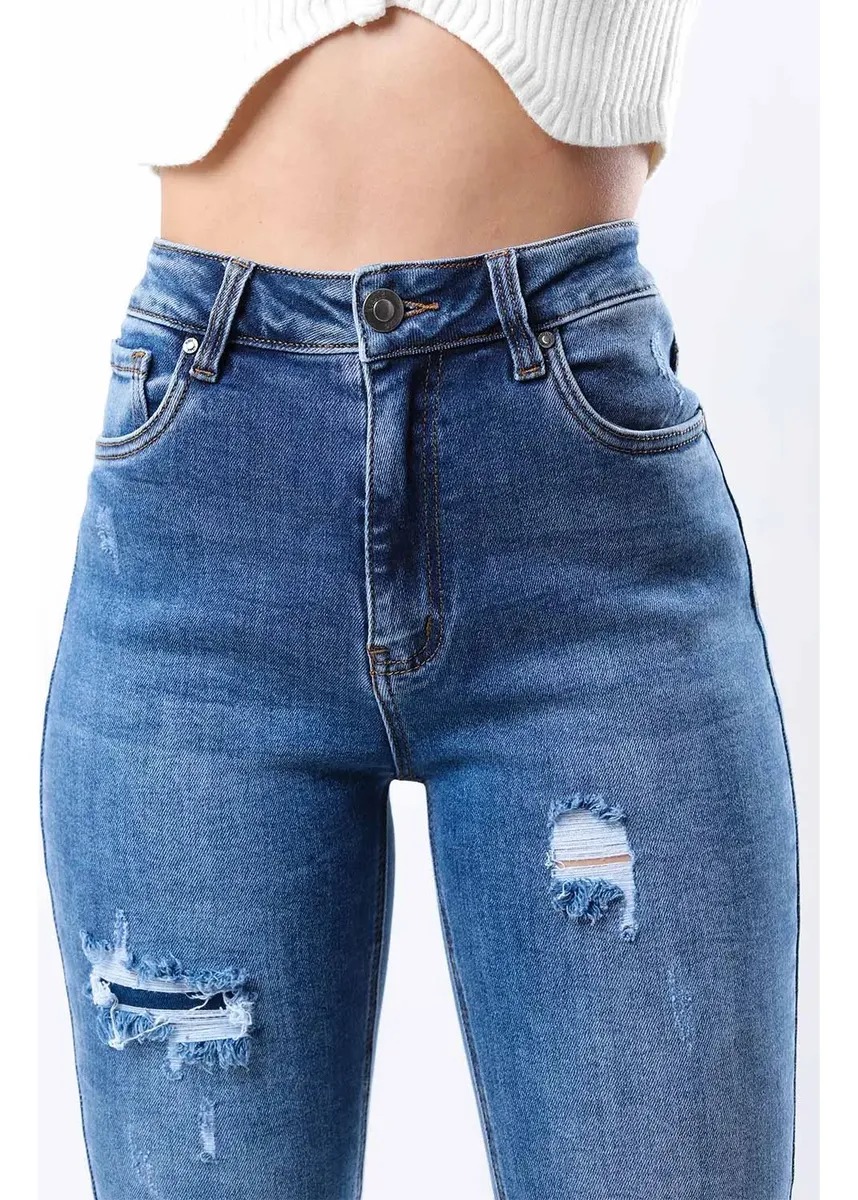 Jeans Corte Recto /juvenil, 3905 (azul Medio) - Image 2