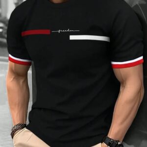 Playeras Para Hombre Moda Casual Deportivo Manga Corta Tenis