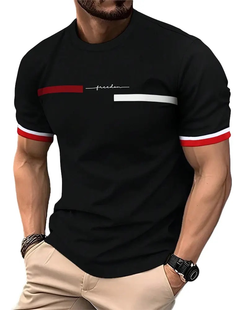Playeras Para Hombre Moda Casual Deportivo Manga Corta Tenis - Image 4