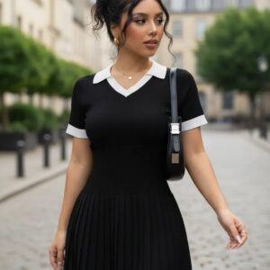 Vestido De Punto Elegante E Informal Para Mujer